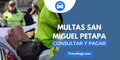 Multas san Miguel Petapa