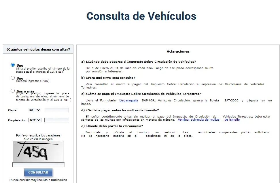 Imprimir calcomanía SAT en línea