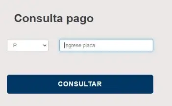 Consulta pago de multas de tránsito